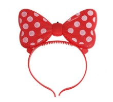 Işıklı Fiyonk Taç Kırmızı 1 Adet