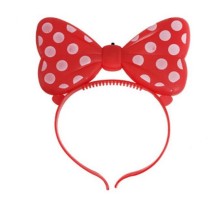 Işıklı Fiyonk Taç Kırmızı 1 Adet