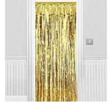 Işıltılı Duvar ve Kapı Perdesi Gold 90x200 cm