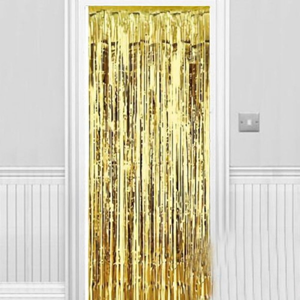 toptan-xml-dropshipping-Işıltılı Duvar ve Kapı Perdesi Gold 90x200 cm