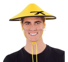 Japon Şapkası Çinli Şapkası Sarı Renk