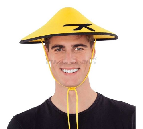 toptan-xml-dropshipping-Japon Şapkası Çinli Şapkası Sarı Renk