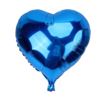 Kalp Balon Folyo Mavi 45 cm 18 inç