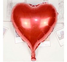 Kalp Uçan Balon Folyo Kırmızı 80 cm 32 inç