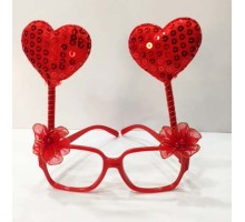 Kalpli Parti Gözlüğü Kırmızı renk