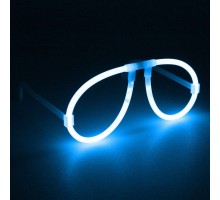 Karanlıkta Parlayan Fosforlu Glow Stick Gözlük Fosforlu Gözlük Mavi Renk