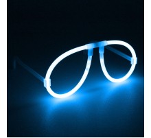 Karanlıkta Parlayan Fosforlu Glow Stick Gözlük Fosforlu Gözlük Mavi Renk