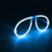 toptan-xml-dropshipping-Karanlıkta Parlayan Fosforlu Glow Stick Gözlük Fosforlu Gözlük Mavi Renk