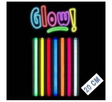Karanlıkta Parlayan Fosforlu Glow Stick Kalın Çubuk 20 cm 1 Adet