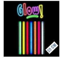 Karanlıkta Parlayan Fosforlu Glow Stick Kalın Çubuk 20 cm 1 Adet