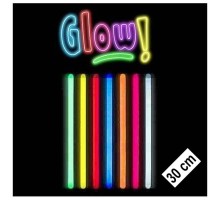 Karanlıkta Parlayan Fosforlu Glow Stick Kalın Çubuk 30 cm 1 Adet