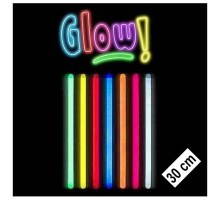 Karanlıkta Parlayan Fosforlu Glow Stick Kalın Çubuk 30 cm 1 Adet