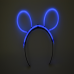 toptan-xml-dropshipping-Karanlıkta Parlayan Fosforlu Glow Stick Taç Tavşan Kulağı Tacı Mavi Renk