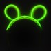 toptan-xml-dropshipping-Karanlıkta Parlayan Fosforlu Glow Stick Taç Tavşan Kulağı Tacı Yeşil Renk