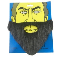 Kırçıllı Takma Sakal Bıyık Yaşlı Sakalı Siyah Gri Renk