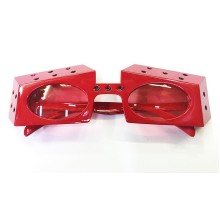 Kırmızı Renk Zar Şekilli Yılbaşı Parti Gözlüğü