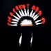 toptan-xml-dropshipping-Beyaz Tüylü Siyah Kırmızı Büyük Hintli Kızılderili Başlığı