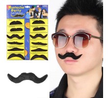 Kostüm Partisi Takma Bıyık 6 Model 12 Adet