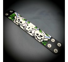 Kuru Kafa Zımbalı Gothic Bileklik Piramit Spike Punk Bilekliği Model 4