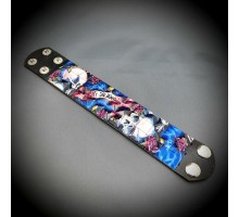 Kuru Kafa Zımbalı Gothic Bileklik Piramit Spike Punk Bilekliği Model 5