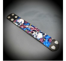 Kuru Kafa Zımbalı Gothic Bileklik Piramit Spike Punk Bilekliği Model 5