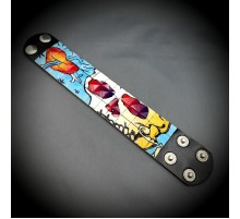 Kuru Kafa Zımbalı Gothic Bileklik Piramit Spike Punk Bilekliği Model 2