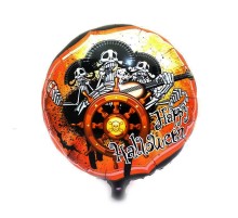 Kuru Kafalı Korsanlar Halloween Şekilli Folyo Balon 45 cm