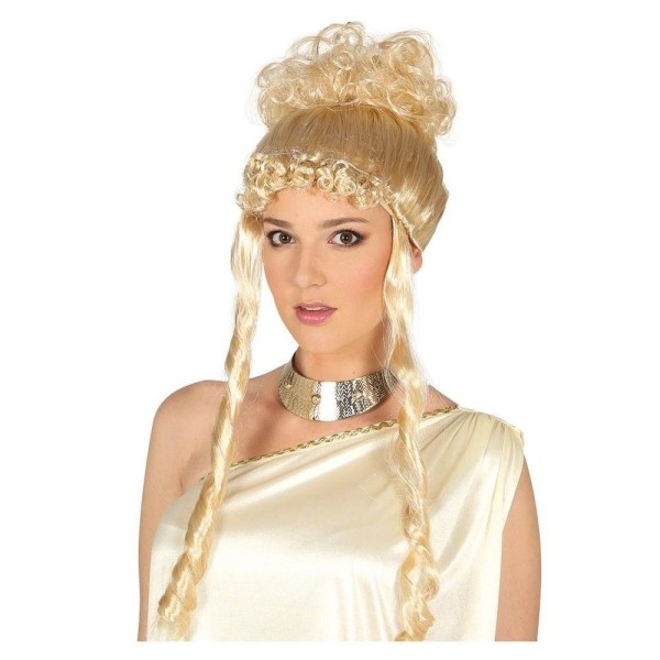 toptan-xml-dropshipping-Marie Antoinette Baroque Dönem Peruğu Altın Renk