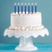 toptan-xml-dropshipping-Mavi Renk Doğum Günü Evlilik Yıldönümü Pasta Mumları 10 Adet