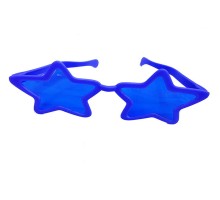 Mavi Renk Mega Boy Megastar Yıldız Şekilli Parti Gözlüğü