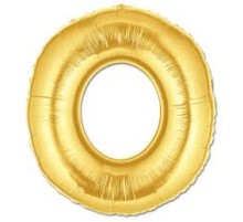 O Harf Folyo Balon Altın Renk  40 inç