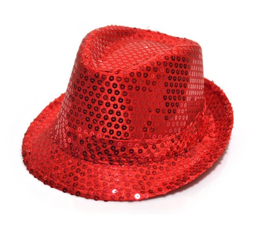 toptan-xml-dropshipping-Payetli Çocuk Şapkası Kırmızı Renk