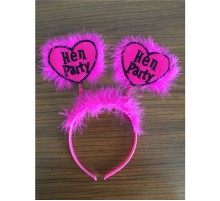 Şeker Pembe Fuşya Renk Bekarlığa Veda Partisi Hen Party Taç