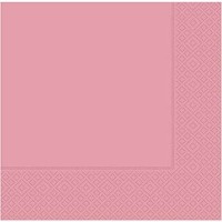 Pembe Renk Çift Katlı Kağıt Peçete 20 Adet