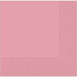 Pembe Renk Çift Katlı Kağıt Peçete 20 Adet
