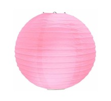Pembe Renk Kağıt Süs Japon Fener Dekorasyon Asma Süs 20 Cm