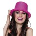 toptan-xml-dropshipping-Pembe Renk Uzun Plastik Simli Parti Şapkası