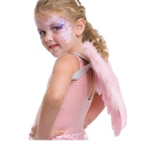 Pembe Renkli Orta Boy Çocuk Melek Kanadı 40x60 cm