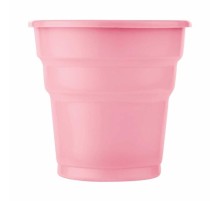 Plastik Meşrubat Bardağı Pembe 180cc-7oz 25li