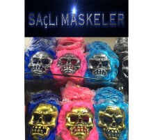 Saçlı Kuru Kafa Maskesi 1 Adet
