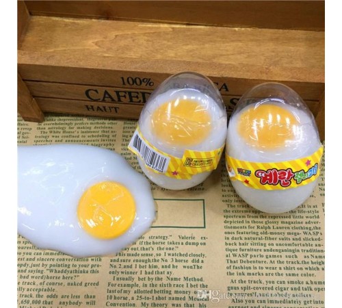 toptan-xml-dropshipping-Kendinden Akışkan Sahanda Yumurta Şakası Yumurta Slime 1 Adet