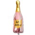 toptan-xml-dropshipping-Şampanya Şişesi Kokteyl Şişesi Yazılabilir Şekilli Folyo Balon Kalemli 107x40 cm