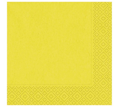 toptan-xml-dropshipping-Sarı Renk Çift Katlı Kağıt Peçete 20 Adet