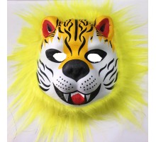 Sevimli Köpek Maskesi Peluş Saçlı