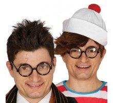 Siyah Çerçeveli Numarasız Camlı Öğrenci Şaka Gözlüğü 1 Adet