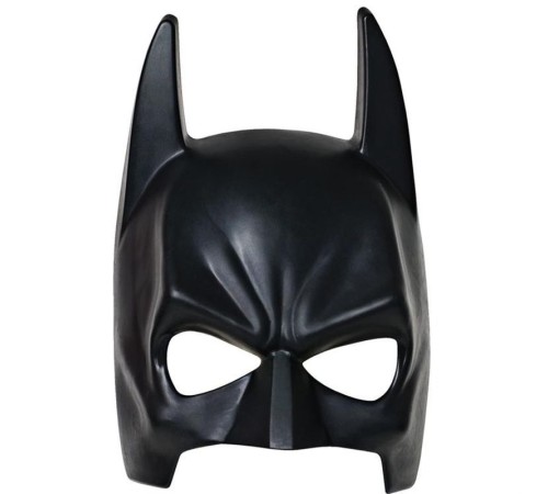 toptan-xml-dropshipping-Siyah Renk Çocuk Boy Arkadan Lastikli Batman Maskesi Yarasa Adam