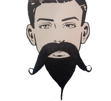 Siyah Renk Filozof Takma Sakal ve Bıyık Seti-756