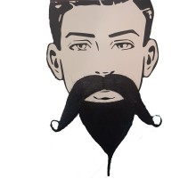 Siyah Renk Filozof Takma Sakal ve Bıyık Seti-756