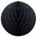 toptan-xml-dropshipping-Siyah Renk Petek Kağıt Süs Dekor Asma Süsleme 25 cm 1 Adet
