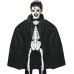 toptan-xml-dropshipping-Siyah Renk Yakalı Halloween Pelerini 90 cm